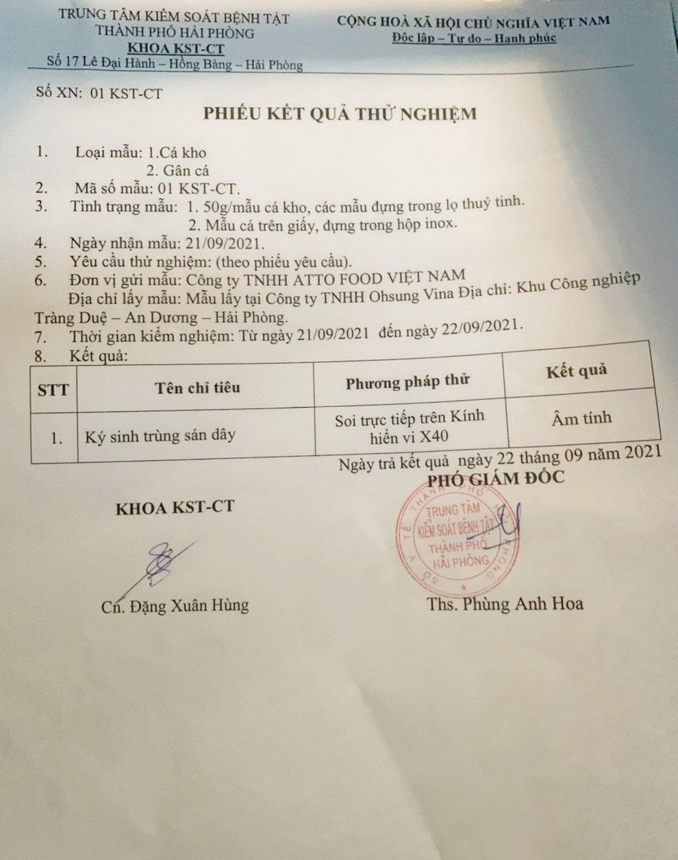 Giám sát chặt vệ sinh thực phẩm sau khi công nhân phản ánh bữa ăn ca có sán - 2 Giám sát chặt vệ sinh thực phẩm sau khi công nhân phản ánh bữa ăn ca có sán - 2