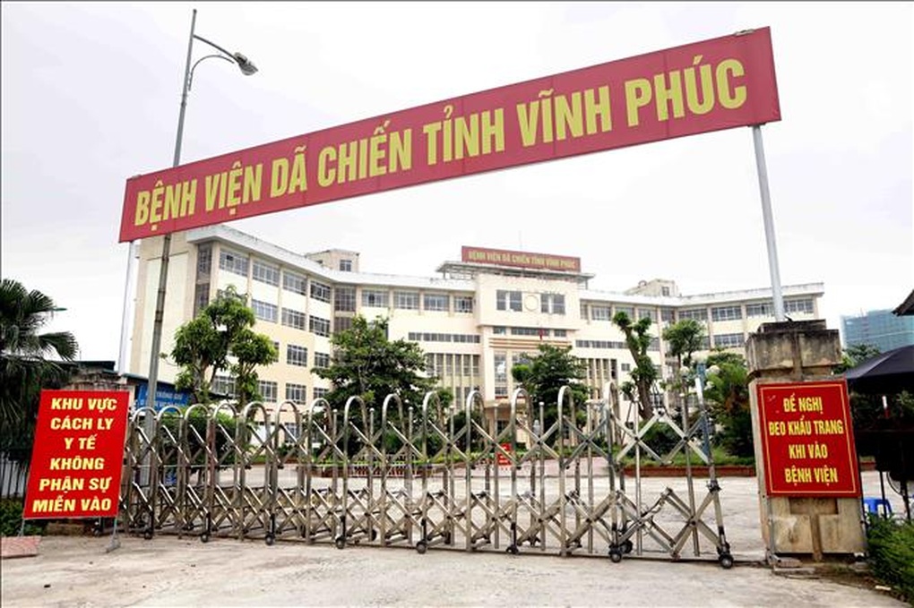 Vĩnh Phúc giải thể 2 bệnh viện dã chiến - 1 Vĩnh Phúc giải thể 2 bệnh viện dã chiến - 1