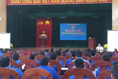 126 cán bộ Đoàn, Hội cấp cơ sở tham gia Trại huấn luyện năm 2017