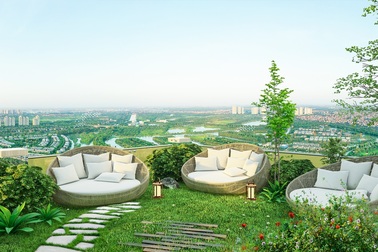 Triển khai vườn Thượng Uyển trên cao dài 300m tại Ecopark