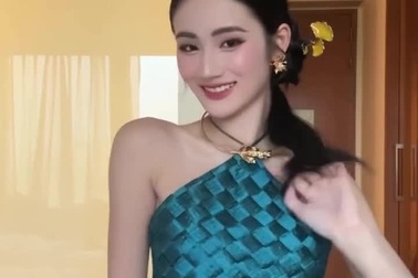 Hoa hậu Ý Nhi khoe lớp trang điểm và mái tóc do cô tự thực hiện