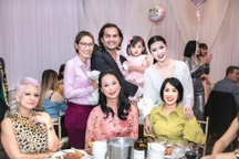 Đức Tiến, Bình Phương đón dàn "sao" trong tiệc sinh nhật con gái