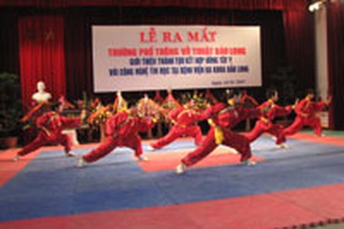 Trường phổ thông võ thuật đầu tiên của Việt Nam