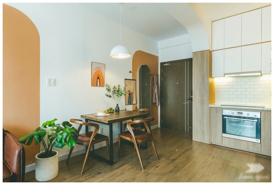 Căn hộ 67m2 trẻ trung, cá tính nhờ sự kết hợp kinh điển của những khối màu - 2 Căn hộ 67m2 trẻ trung, cá tính nhờ sự kết hợp kinh điển của những khối màu - 2