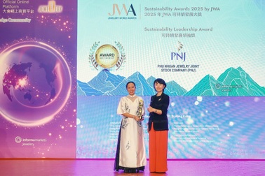 PNJ được JWA vinh danh về phát triển bền vững