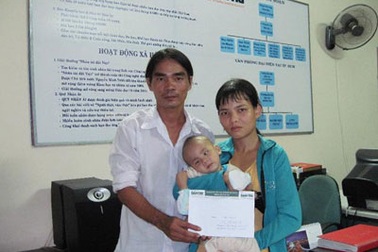 Hơn 22 triệu đồng đến với bé Lâm Tấn Vĩ