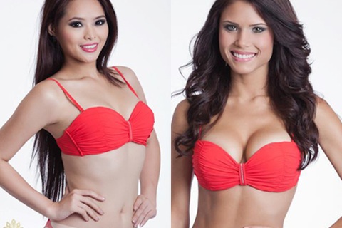 Hoa khôi thể thao Hương Thảo bốc lửa với bikini