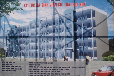 Nhiều nhà ở cho sinh viên chậm tiến độ thi công