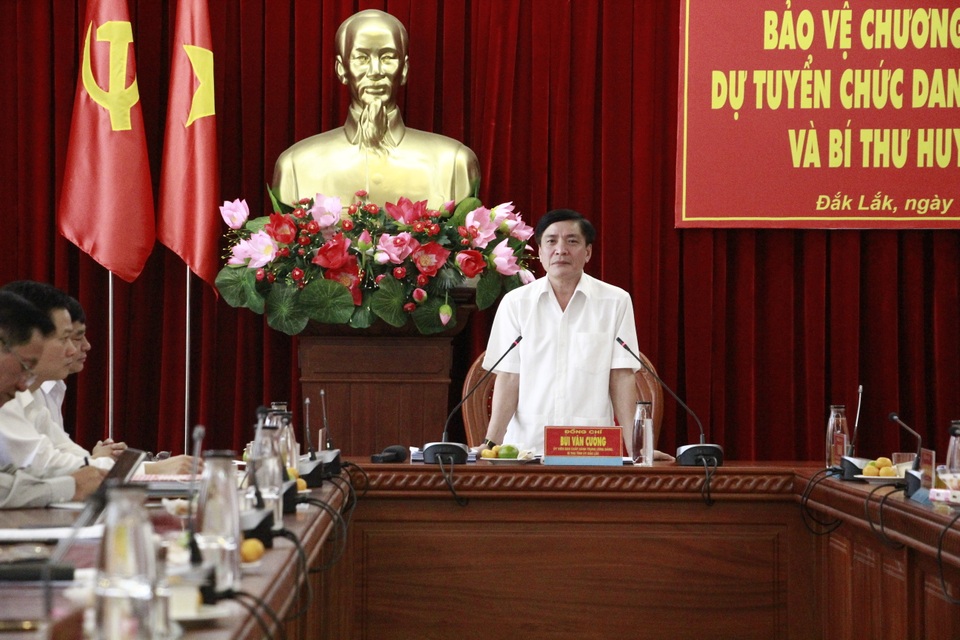 Đắk Lắk công bố kết quả tuyển chọn Bí thư Huyện ủy - 1 Đắk Lắk công bố kết quả tuyển chọn Bí thư Huyện ủy - 1
