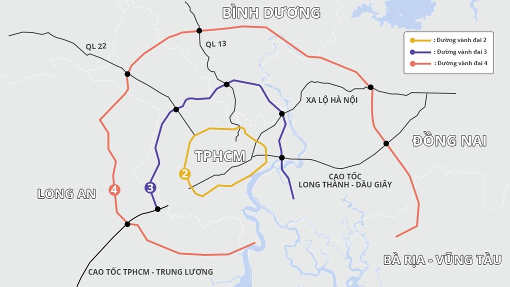 Long An xin rút vai trò điều phối Vành đai 4 vì vướng 3 khó khăn - 2 Long An xin rút vai trò điều phối Vành đai 4 vì vướng 3 khó khăn - 2