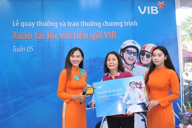 Gần 600 khách hàng đã trúng vàng khi gửi tiết kiệm tại VIB