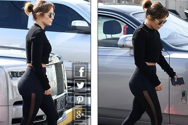 Jennifer Lopez khỏe đẹp rời phòng gym