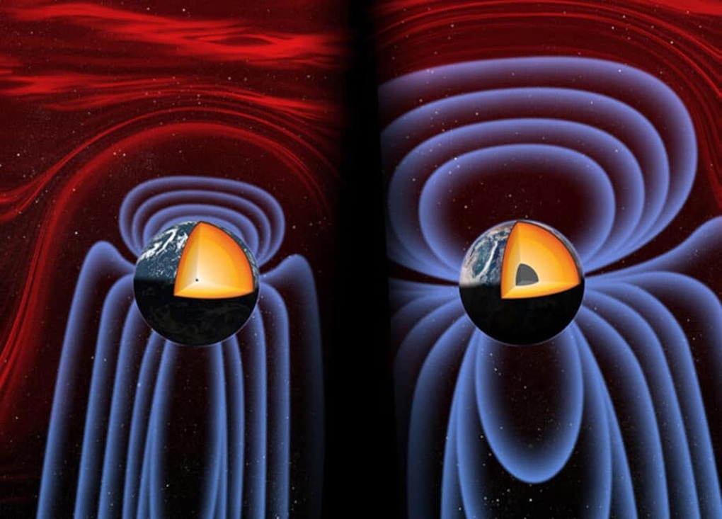 Sự tiến hóa của lõi Trái Đất đã hồi sinh lớp khiên bảo vệ hành tinh - 1