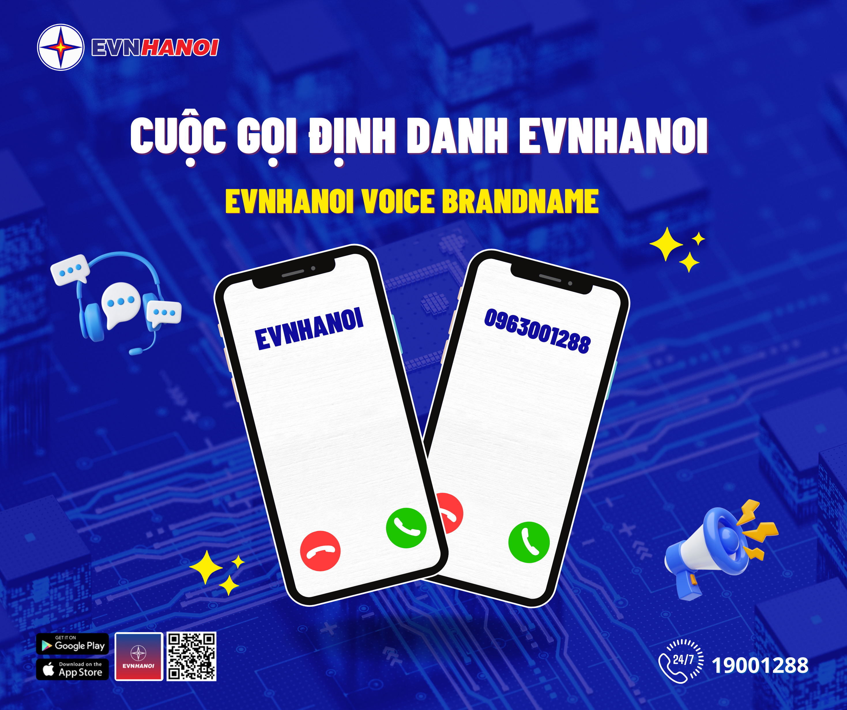 Ngăn chặn lừa đảo qua điện thoại: EVNHANOI chủ động định danh cuộc gọi - 1