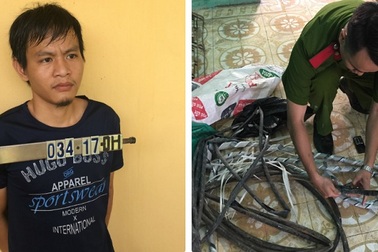 Đối tượng chuyên cắt trộm dây cáp điện sa lưới