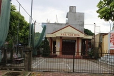 Thanh Hóa: Ngang nhiên xây nhà ở trái phép trong khuôn viên nhà văn hóa