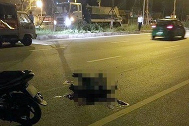 Hà Nội: Tai nạn lúc rạng sáng, một Trung úy công an tử vong