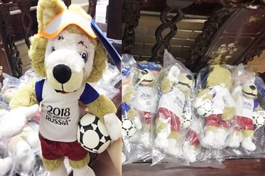 "Hốt bạc" nhờ kinh doanh sói bông Zabivaka - linh vật World Cup 2018
