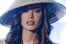 Gặp Á hậu Séc về đón tết ở quê cha