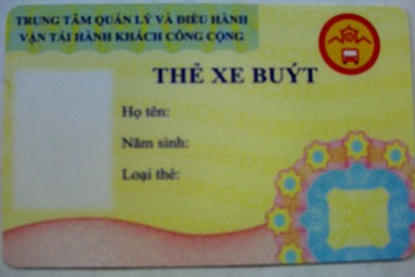 Đi xe buýt, “trả tiền” bằng thẻ điện tử