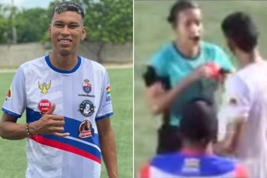 Cầu thủ gây phẫn nộ khi thẳng tay tát vào mặt nữ trọng tài