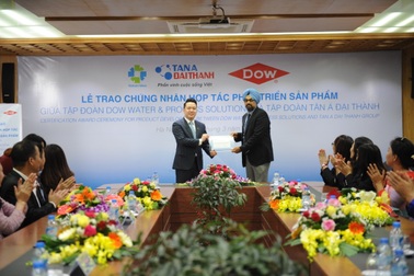 Tân Á Đại Thành và Dow Water & Process Solutions hợp tác phát triển sản phẩm R.O tại Việt Nam