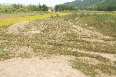 Bình Định: Dân bỏ ruộng hoang vì doanh nghiệp khai thác đá