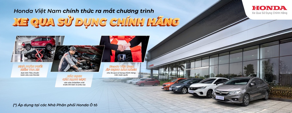 Chương trình xe qua sử dụng chính hãng và bảo hiểm thương hiệu Honda - 1 Chương trình xe qua sử dụng chính hãng và bảo hiểm thương hiệu Honda - 1