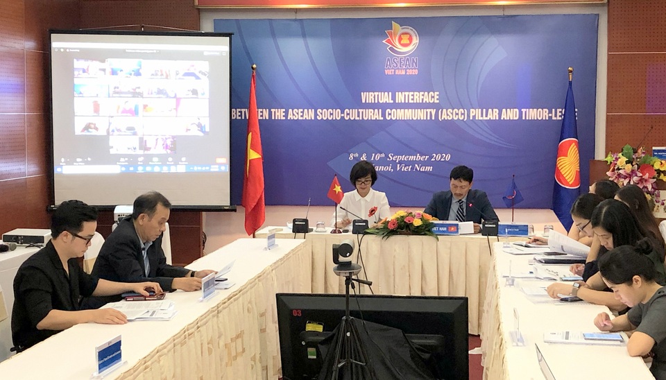 Hội nghị trực tuyến của Cộng đồng văn hóa - xã hội ASEAN với Đông Timor - 3 Hội nghị trực tuyến của Cộng đồng văn hóa - xã hội ASEAN với Đông Timor - 3