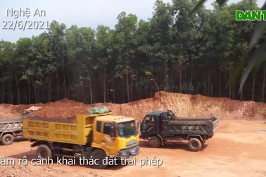 Khai thác đất trái phép: Xã lập văn bản buổi sáng, buổi chiều vẫn tiếp tục
