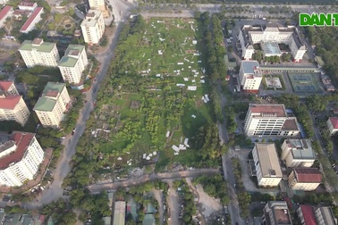 Cận cảnh khu đất triển khai dự án Trũng Kênh nhiều năm bỏ hoang