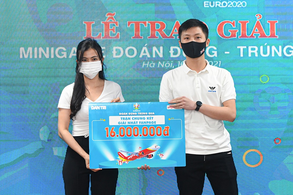 Dân trí trao giải chương trình Euro 2020: Đoán đúng - Trúng quà - 4 Dân trí trao giải chương trình Euro 2020: Đoán đúng - Trúng quà - 4