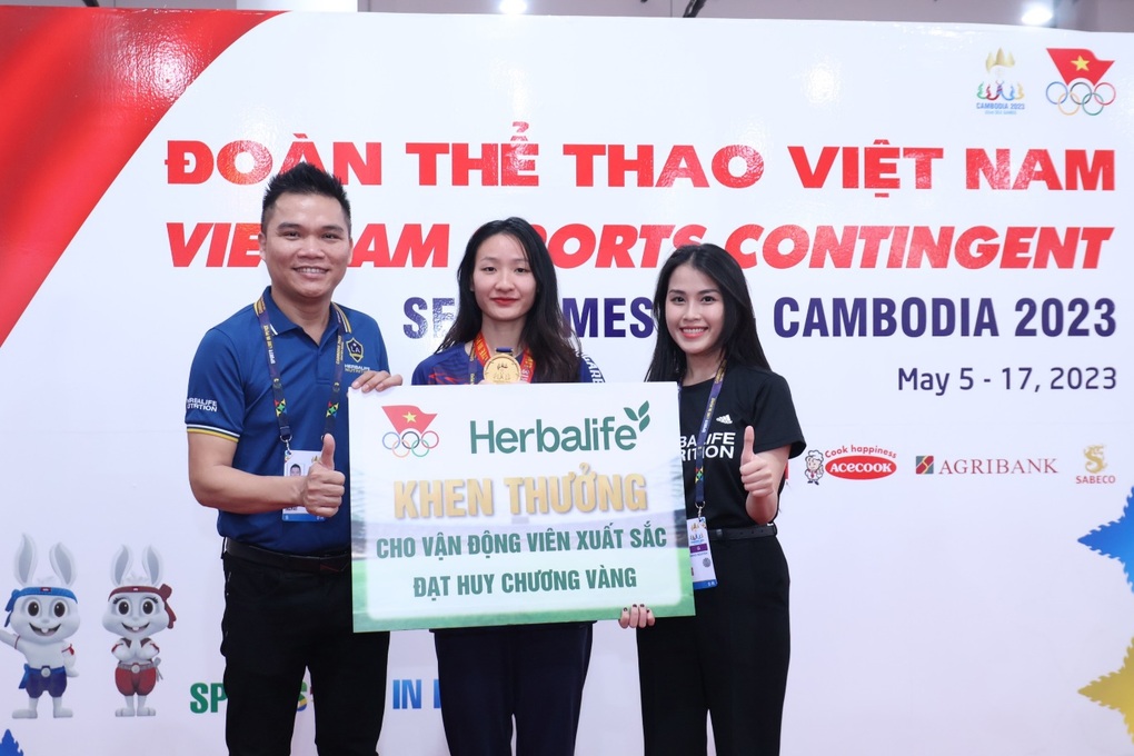 Herbalife Việt Nam thưởng nóng các vận động viên giành HCV tại SEA Games 32 - 2 Herbalife Việt Nam thưởng nóng các vận động viên giành HCV tại SEA Games 32 - 2