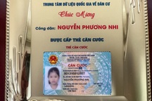Cận cảnh thẻ Căn cước mới