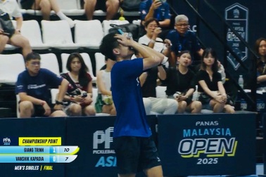 Trịnh Linh Giang vô địch giải pickleball thuộc hệ thống châu Á