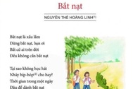 Tranh luận về bài thơ "Bắt nạt" trong sách Ngữ văn lớp 6 mới