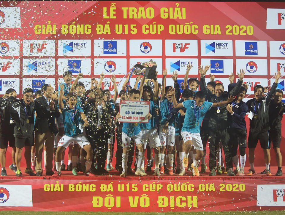 U15 PVF vô địch giải U15 Cúp Quốc gia 2020 - 2 U15 PVF vô địch giải U15 Cúp Quốc gia 2020 - 2