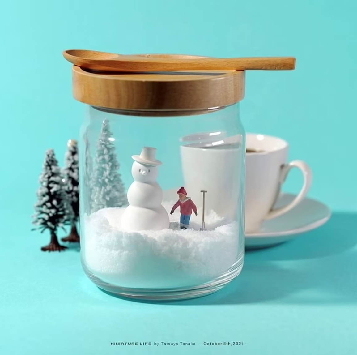 Bộ ảnh Giáng sinh bé nhỏ gây sốt với những bối cảnh mini - 11