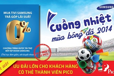 Ưu đãi lớn cho Khách hàng có thẻ Thành viên Pico khi mua Tivi Samsung