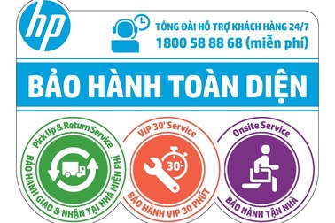 HP Việt Nam triển khai dịch vụ Bảo Hành Toàn Diện