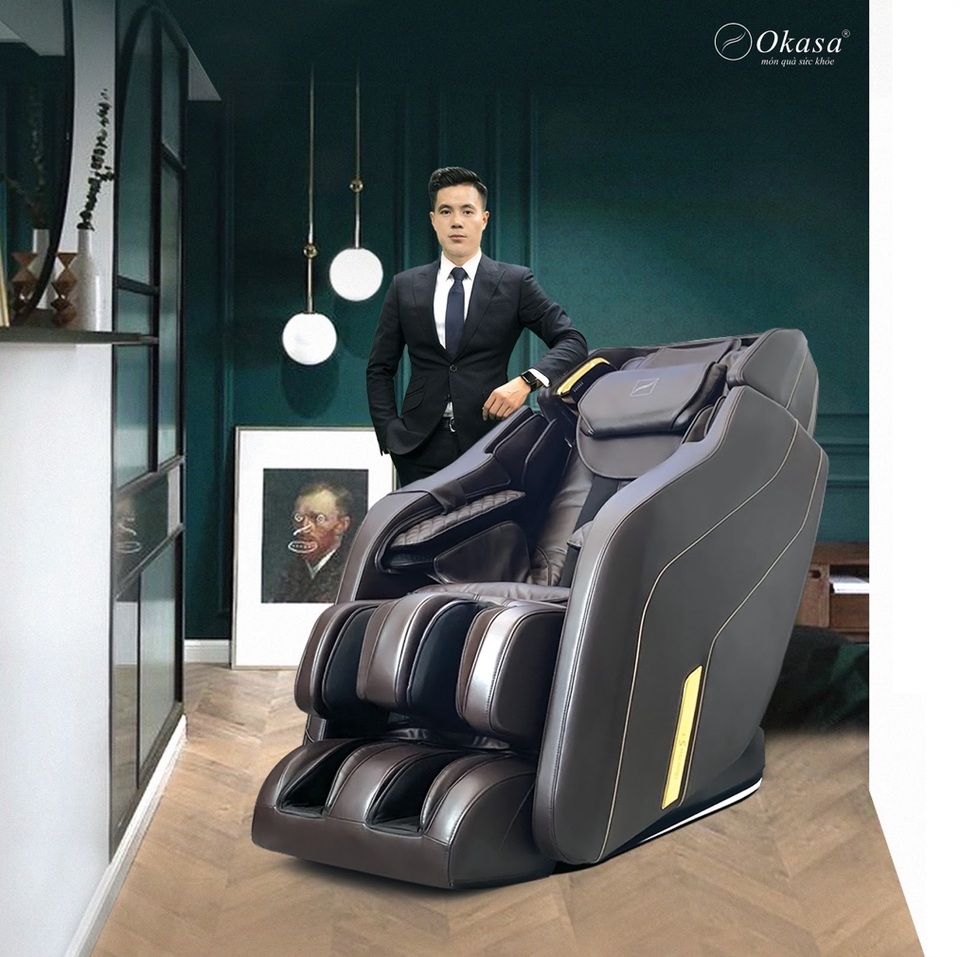 Ghế massage cao cấp Okasa - Giải pháp sức khỏe cho người yêu công nghệ - 1