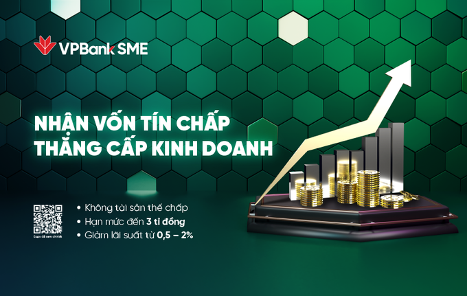 VPBank giảm tới 2% lãi suất, tăng hạn mức vay tín chấp lên 3 tỷ đồng hỗ trợ SME - Ảnh 1.