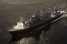 Mỹ đăng video mô phỏng dội hỏa lực vào lá chắn S-400 và chiến hạm Nga