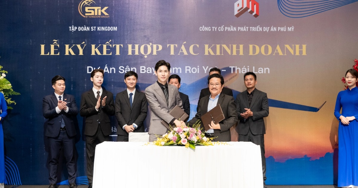 ST Kingdom Group และบริษัท Phu My ร่วมมือกันพัฒนาโครงการสนามบินสามร้อยยอด