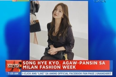 Song Hye Kyo xinh đẹp tại tuần lễ thời trang Milan