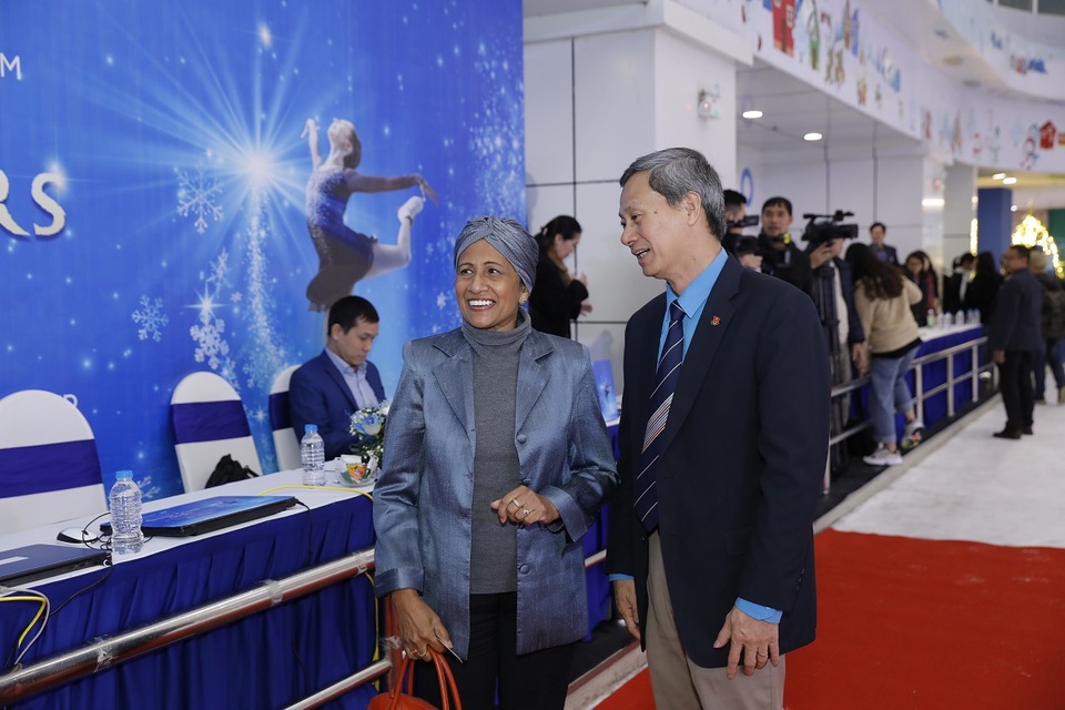 Những khoảnh khắc ấn tượng trong ngày đầu Giải trượt băng nghệ thuật Cúp Vincom - 3