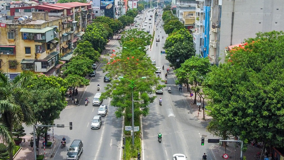 Mãn nhãn những con đường rợp bóng cây xanh ở Hà Nội - 9 Mãn nhãn những con đường rợp bóng cây xanh ở Hà Nội - 9