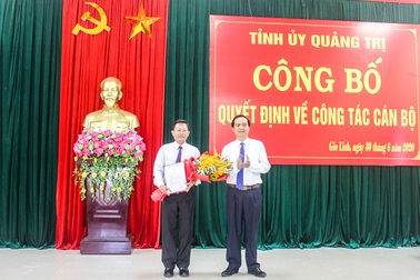 Chủ tịch UBND huyện Gio Linh Trần Văn Quảng kiêm nhiệm Bí thư huyện ủy