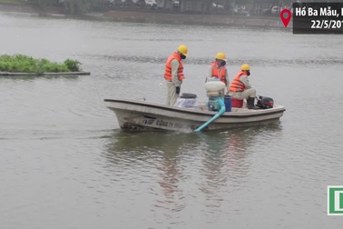 Hà Nội dùng chế phẩm Redoxy-3C làm sạch 87 hồ bị ô nhiễm nặng