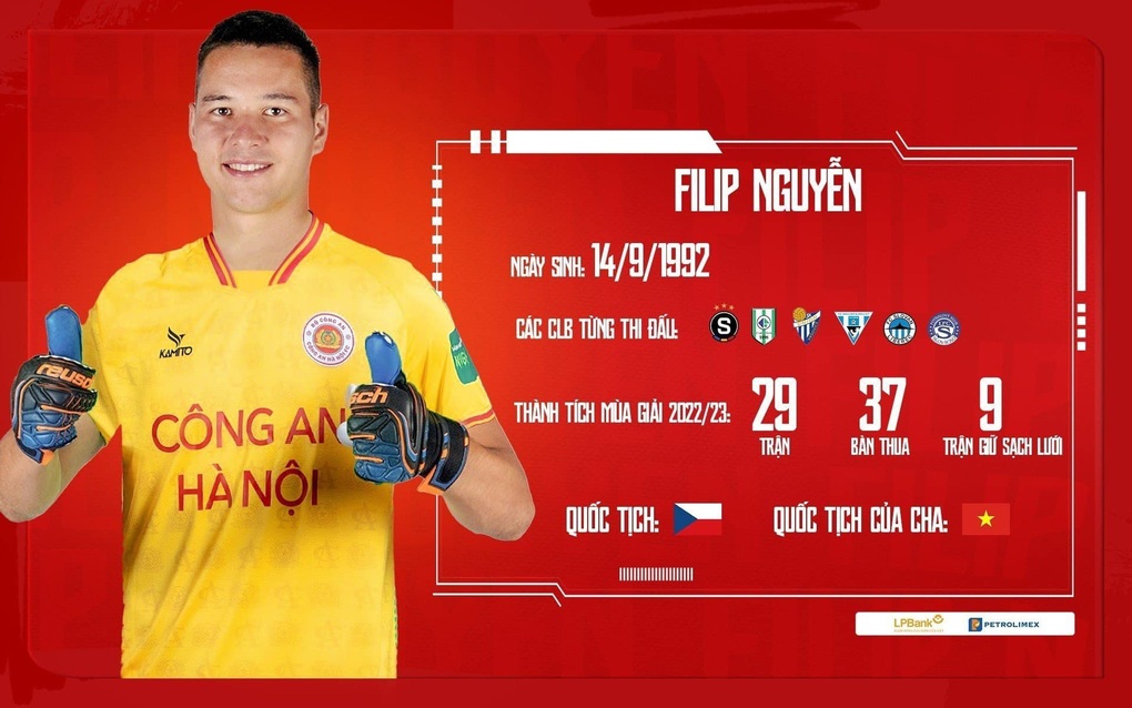 CLB Công An Hà Nội chính thức chiêu mộ thành công thủ môn Filip Nguyễn - 2 CLB Công An Hà Nội chính thức chiêu mộ thành công thủ môn Filip Nguyễn - 2